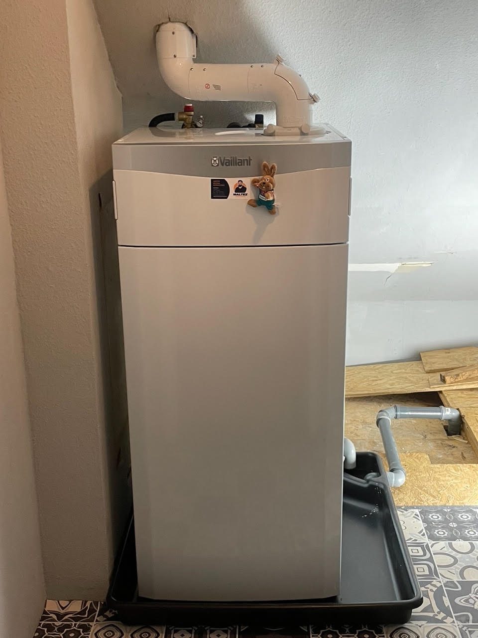 Heizgerät im Technikraum